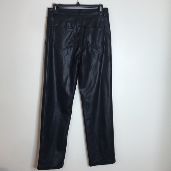 Fashion nova black faux leather pants size medium - Picture 7 of 12